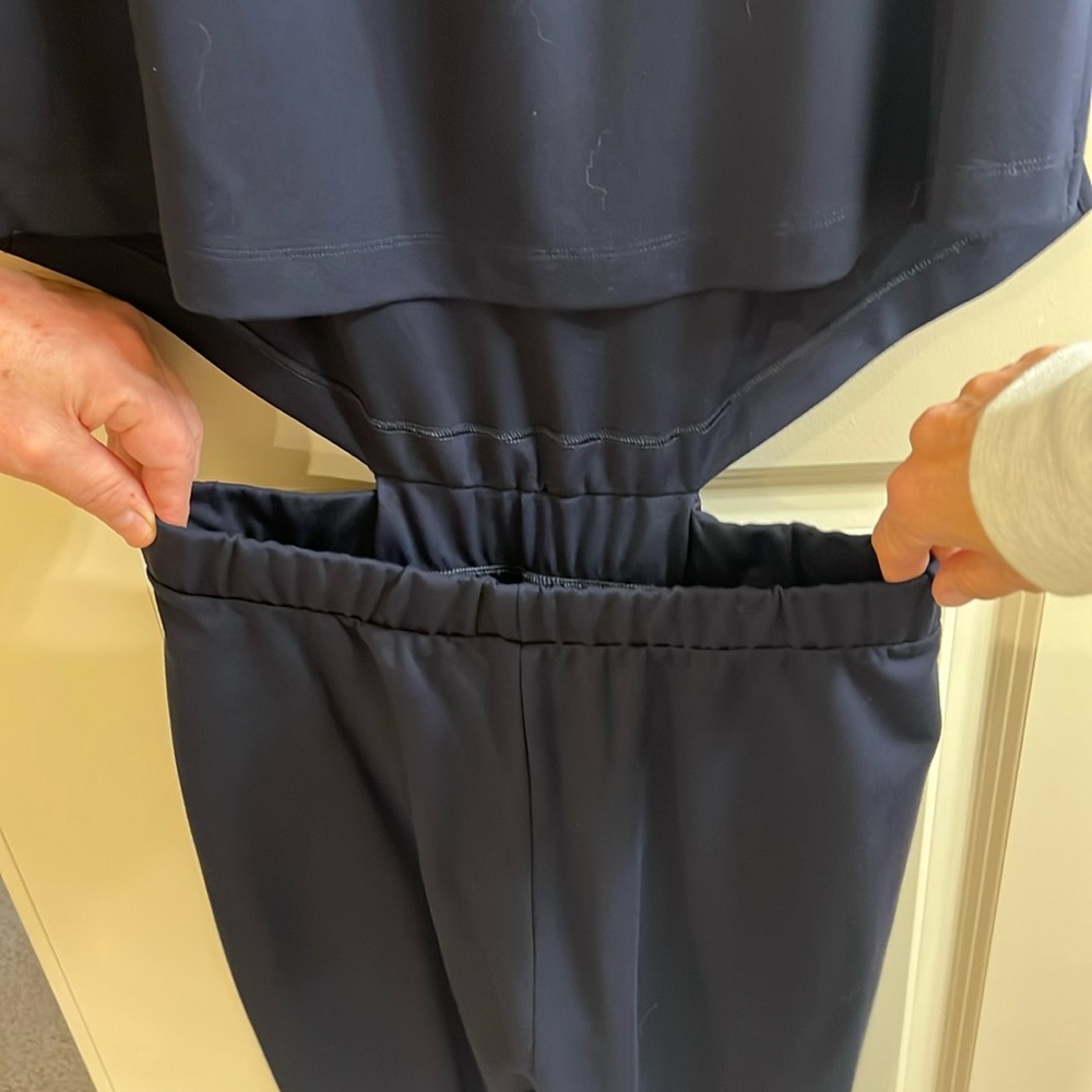 Deep Navy Blue Cabi Cut Out Pantsuit